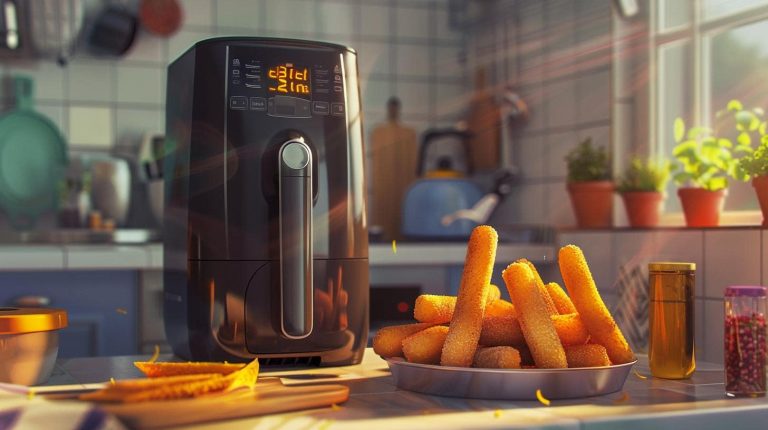 Bâtonnets de fromage à la friteuse Ninja air fryer