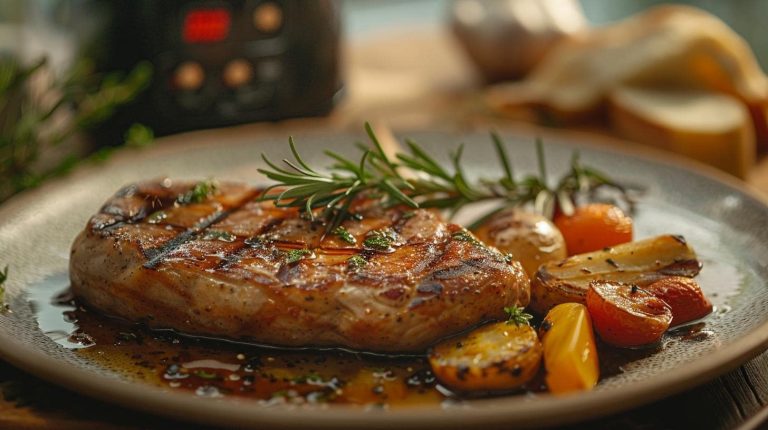 Escalope de veau à la friteuse Ninja air fryer