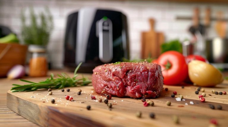 Recette Steak Haché au Air Fryer