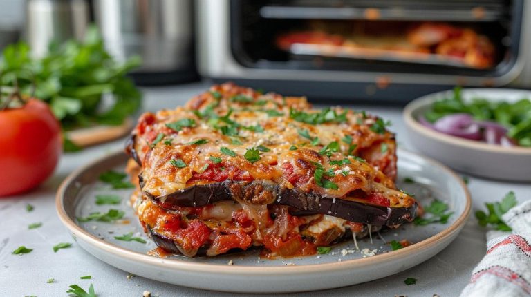 Recette Aubergines parmigiana air fryer