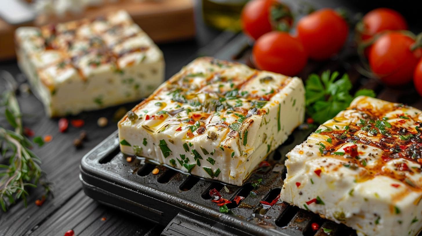 Recette Fromage feta grillé air fryer