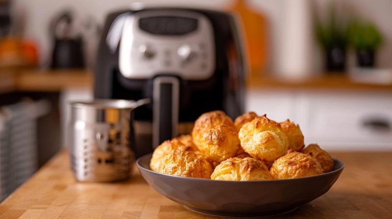 Recette Gougères au fromage air fryer