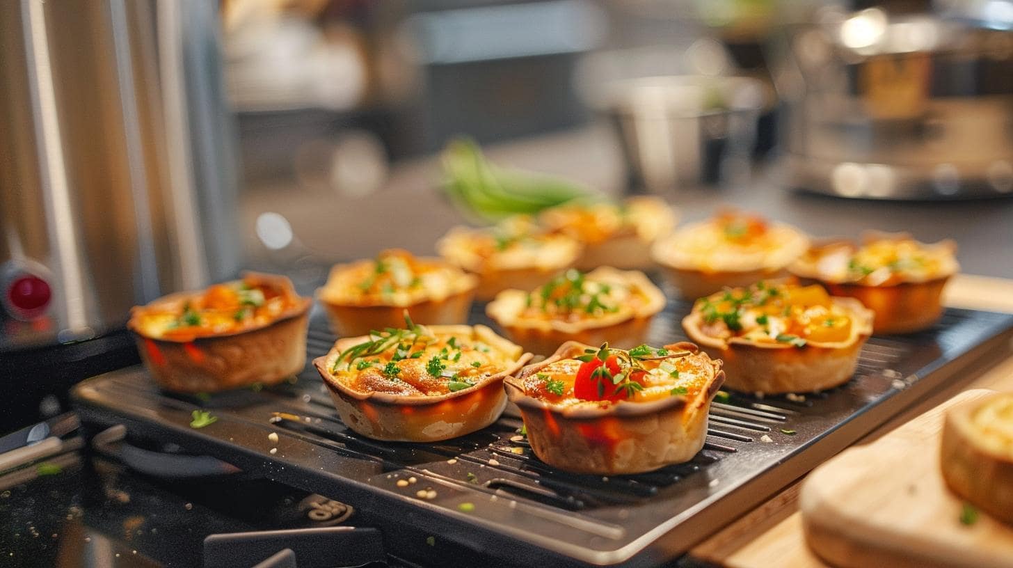 Mini flans aux légumes à l'Air Fryer