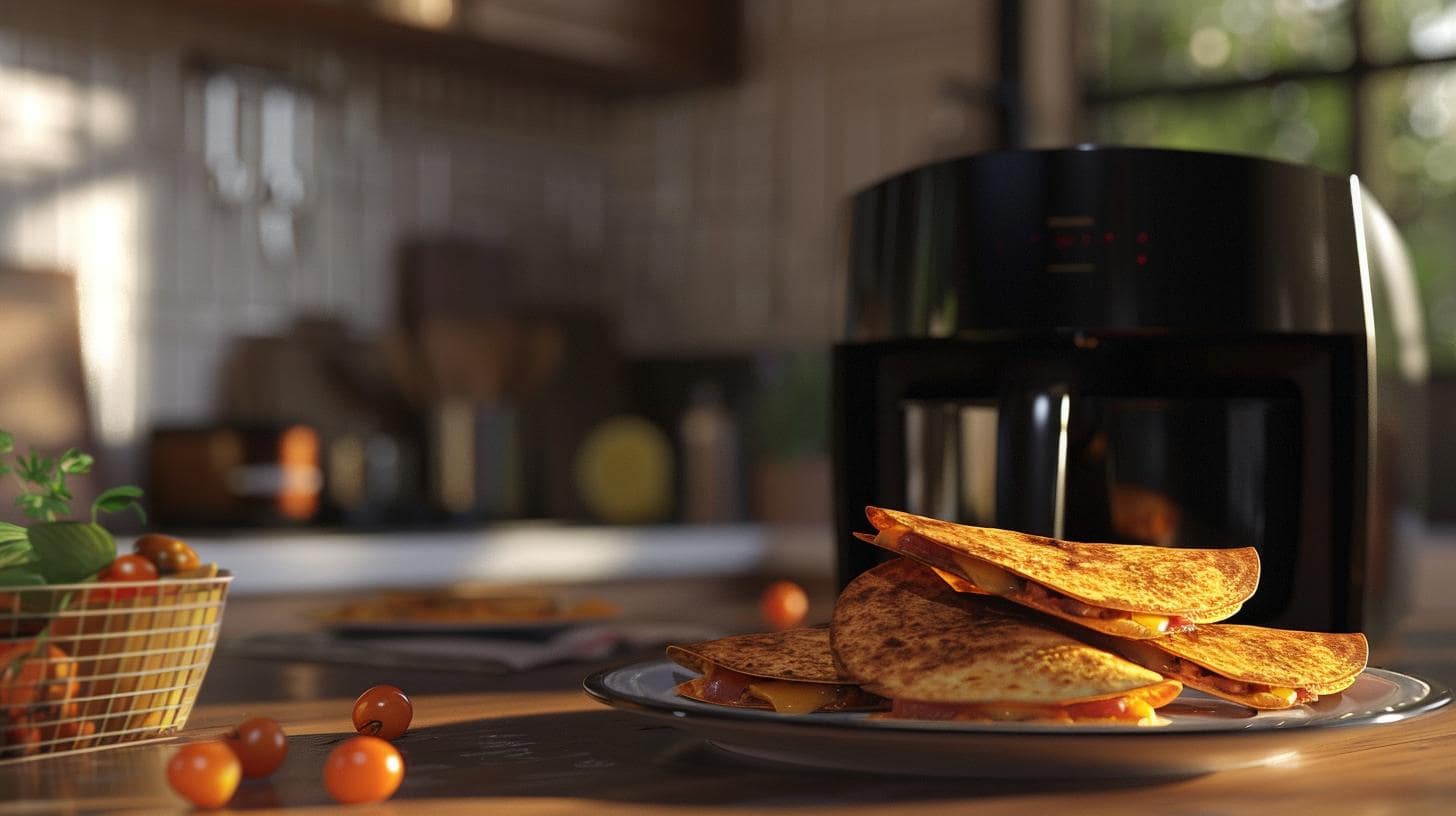 Recette Quesadillas au poulet air fryer