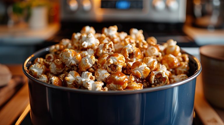 Recette Popcorn au caramel air fryer