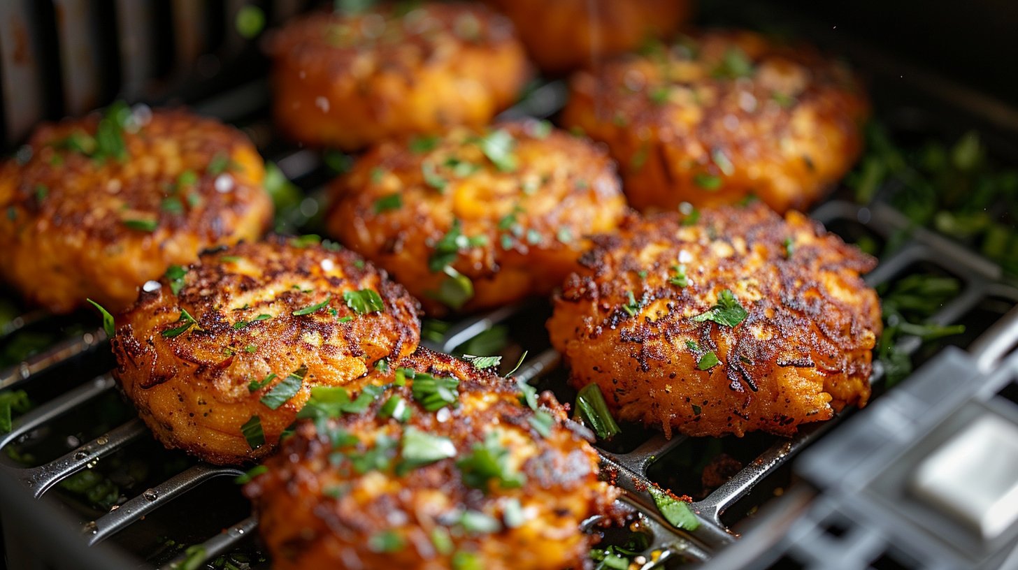 Galettes de courge à l'Air Fryer