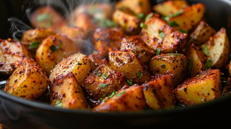 Recette Pommes de terre épicées air fryer
