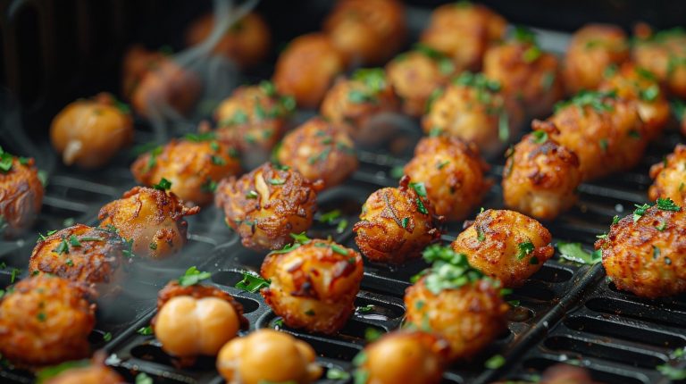 Recette Beignets de pois chiches air fryer