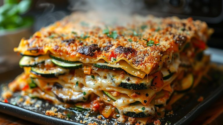 Recette Lasagnes aux légumes air fryer