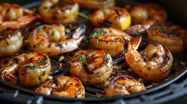Recette Gambas grillées air fryer