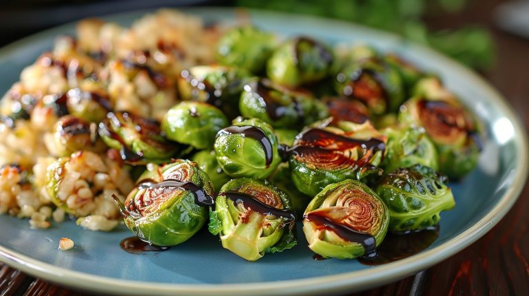Recette Choux de Bruxelles au balsamique air fryer