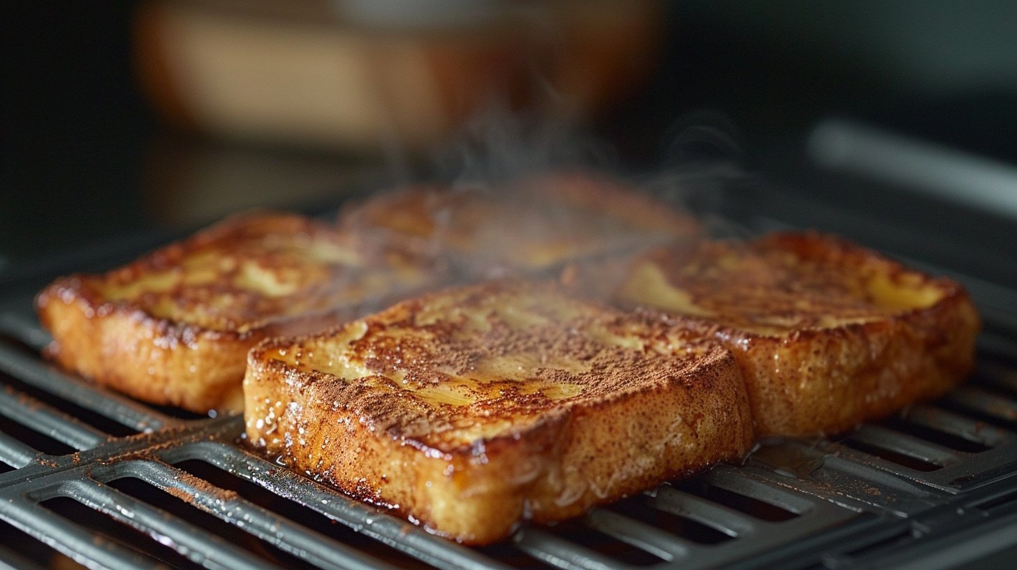 Pain perdu à la cannelle à l'Air Fryer