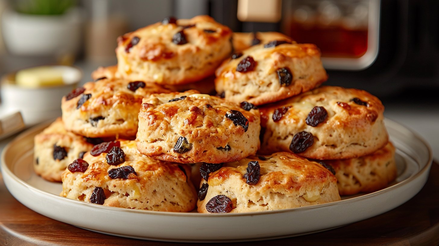 Scones aux raisins à l'Air Fryer