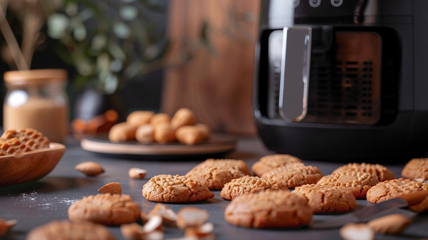 Biscuits au Beurre de Cacahuète à l'Air Fryer