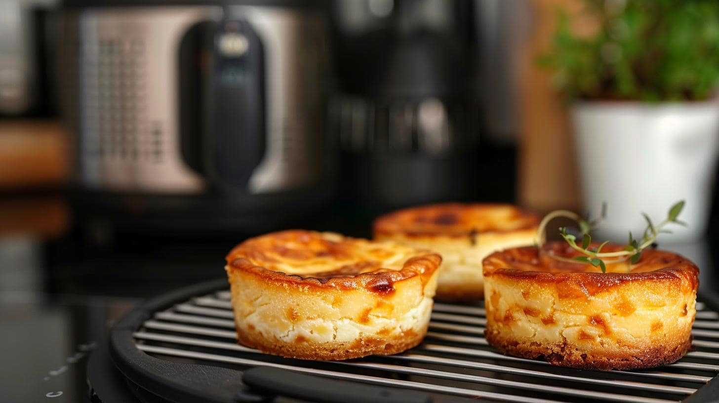 Cheesecakes individuels à l'Air Fryer