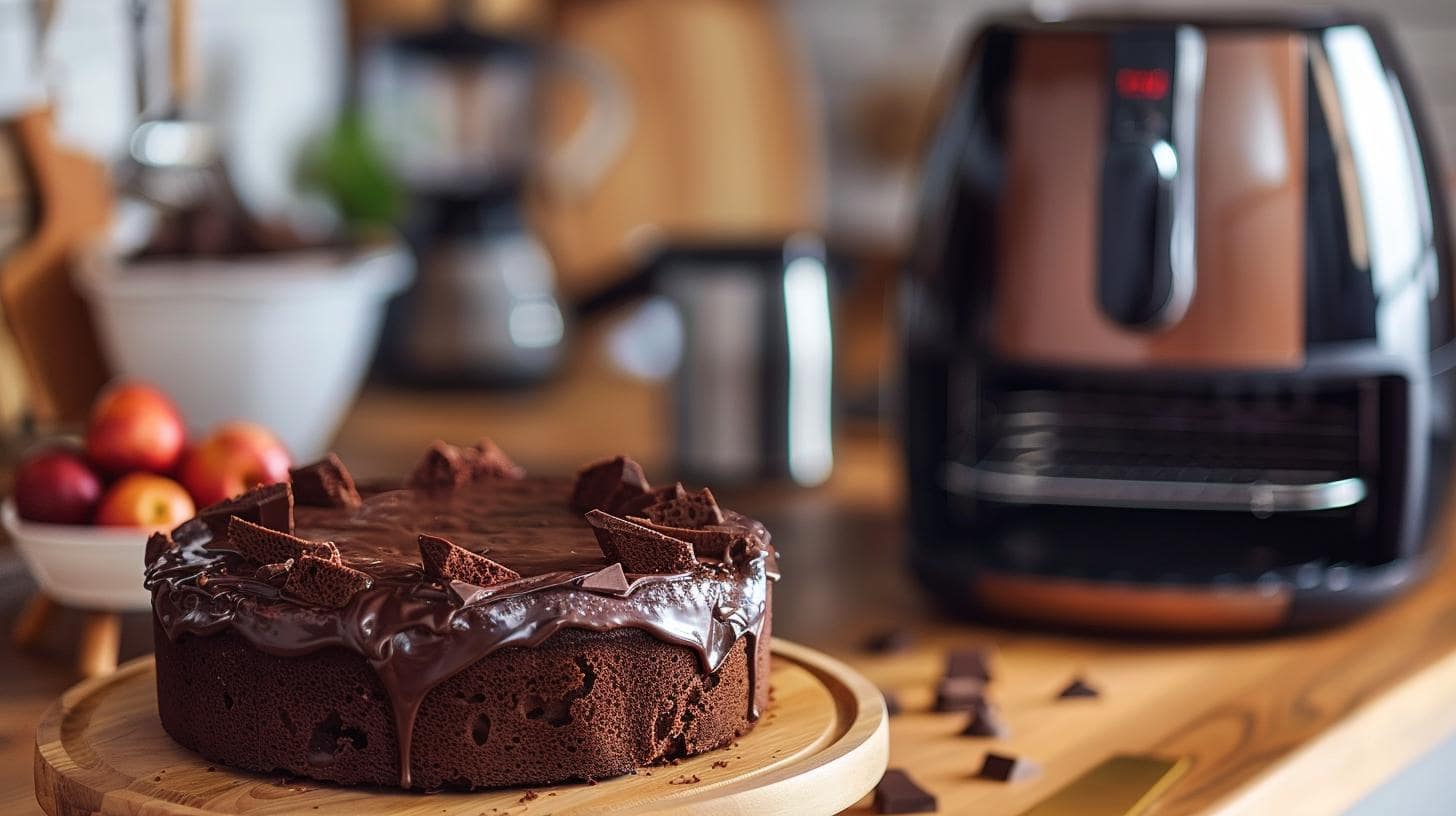 Recette Gâteau au chocolat air fryer