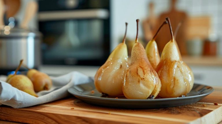 Recette Poires pochées air fryer