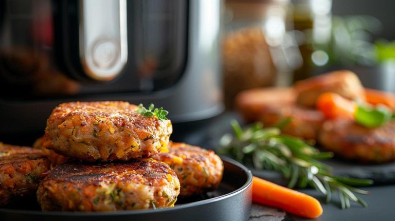 Recette Pâtés de légumes air fryer