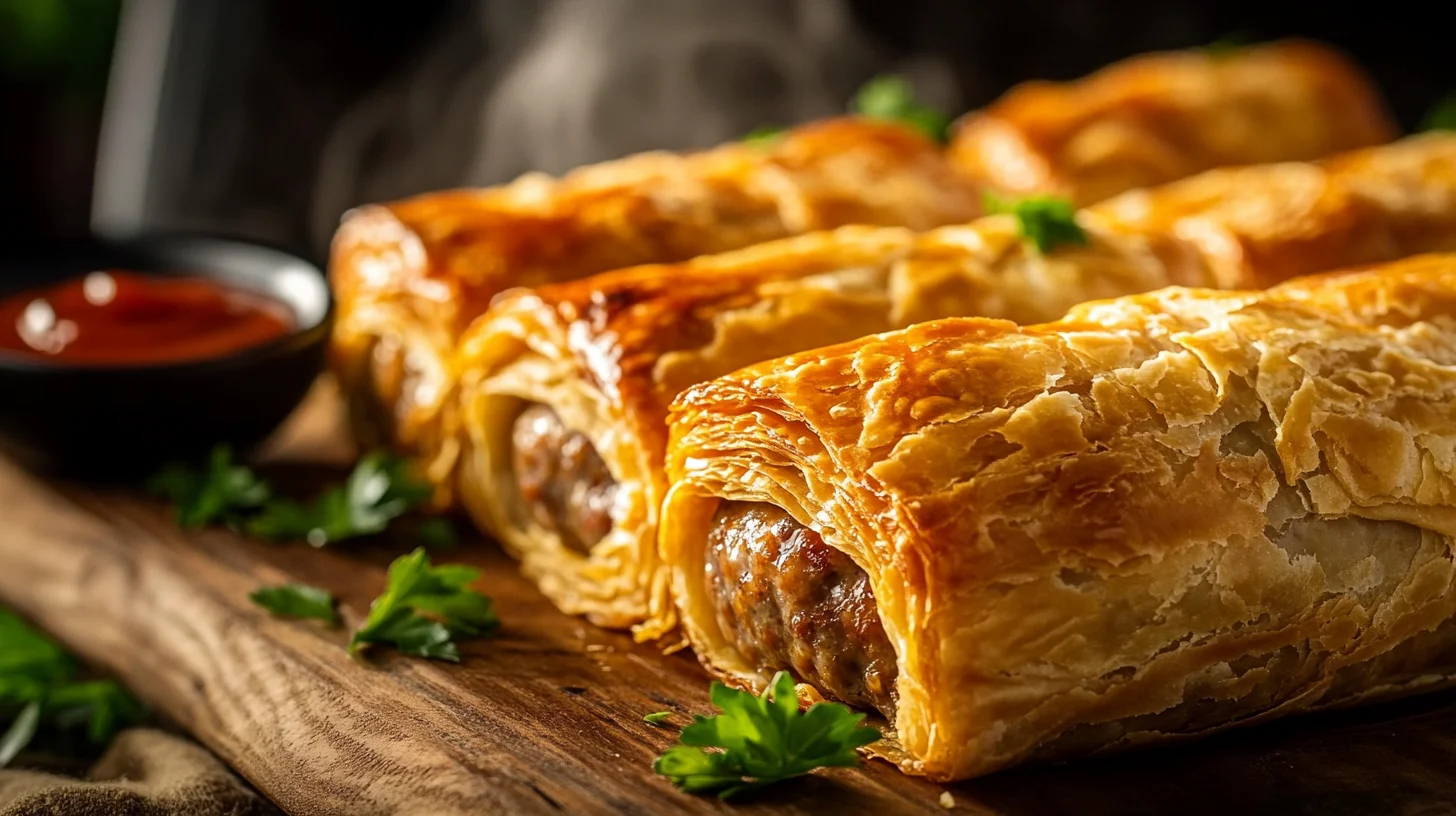 Rouleaux de saucisse croustillants au Air Fryer