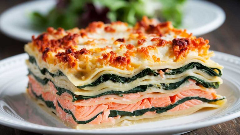 Recette lasagnes saumon épinards au Airfryer