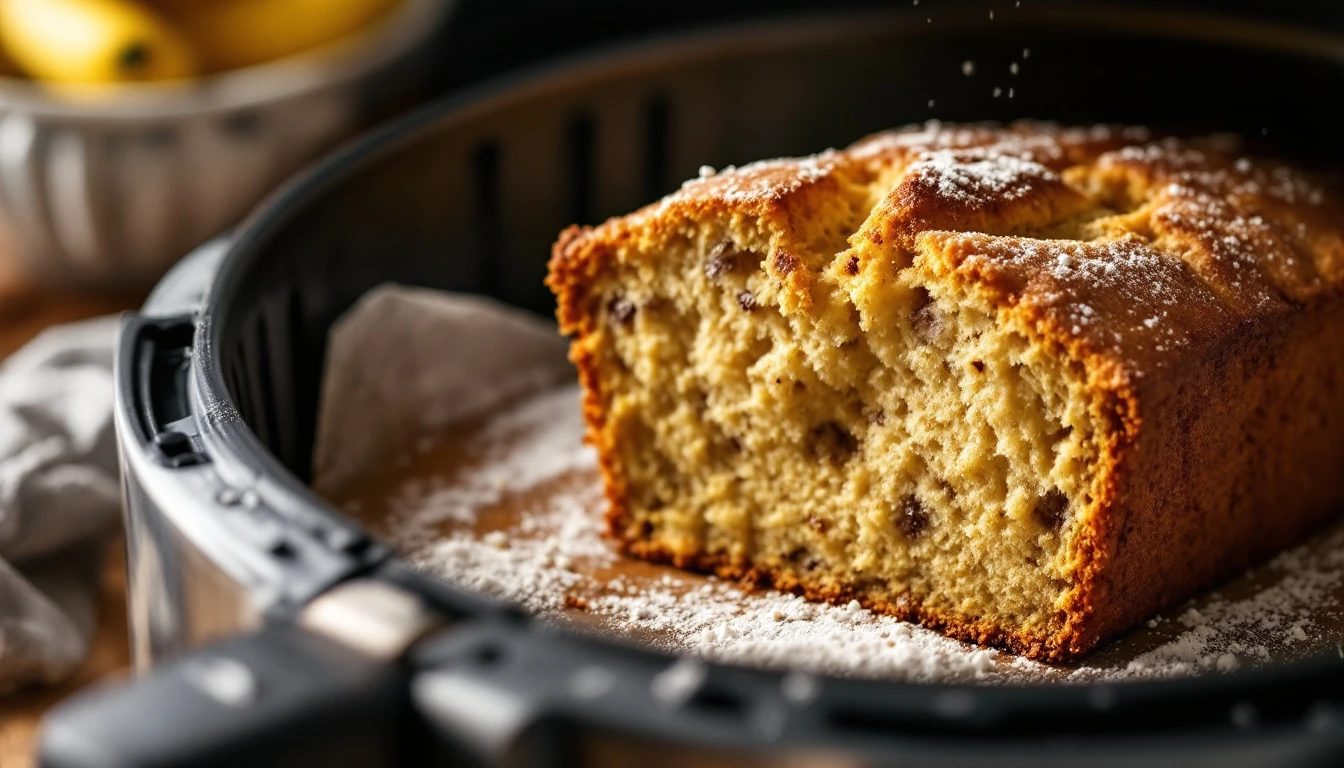 Recette de banana bread air fryer