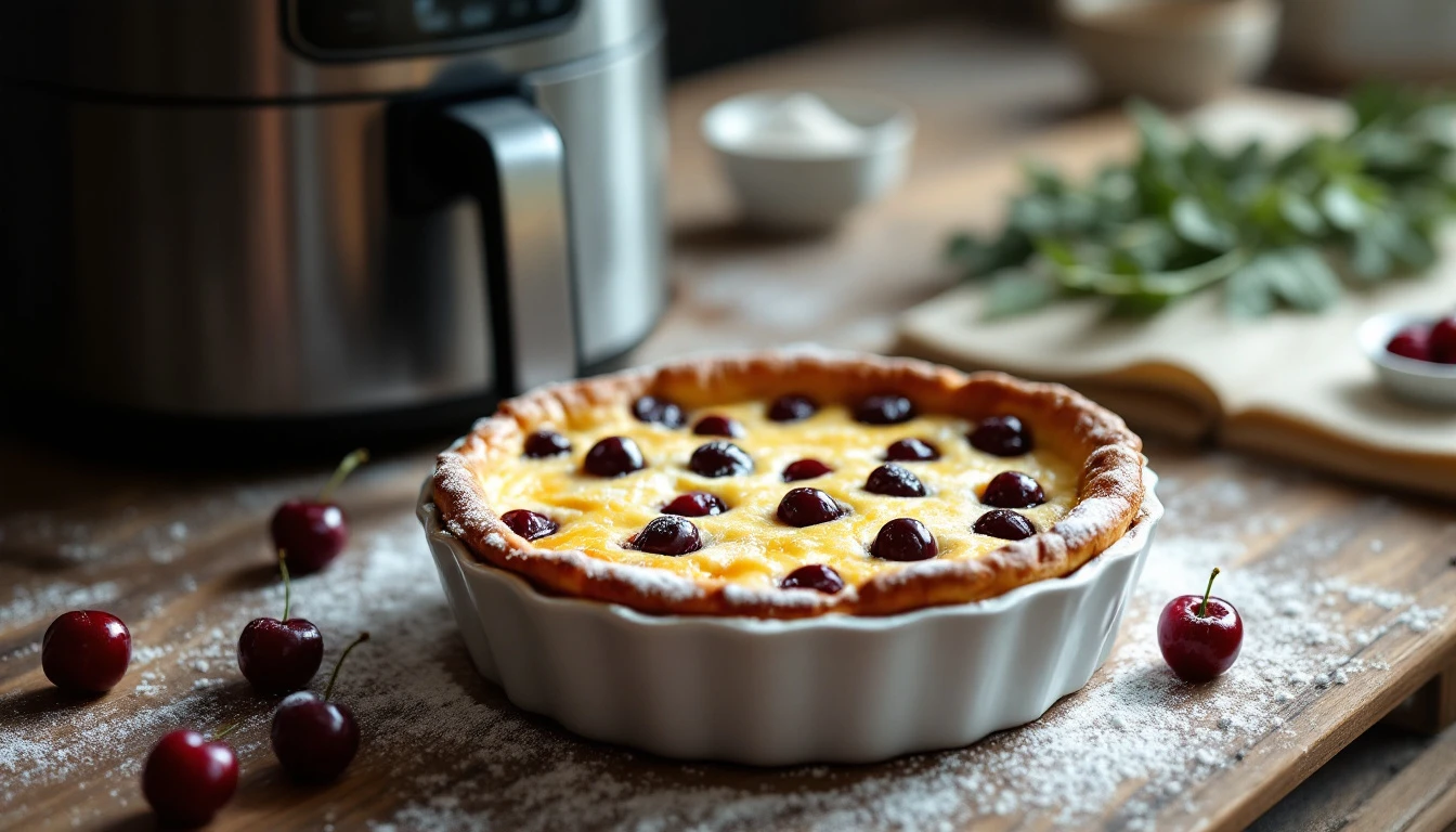 Recette de clafoutis air fryer