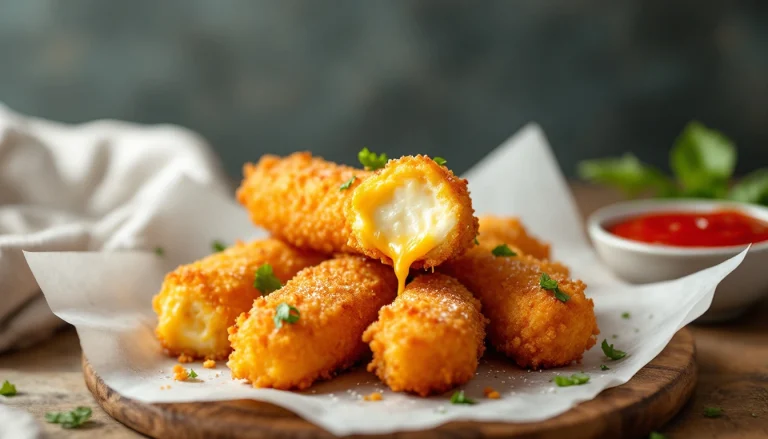 Recette de mozzarella sticks air fryer