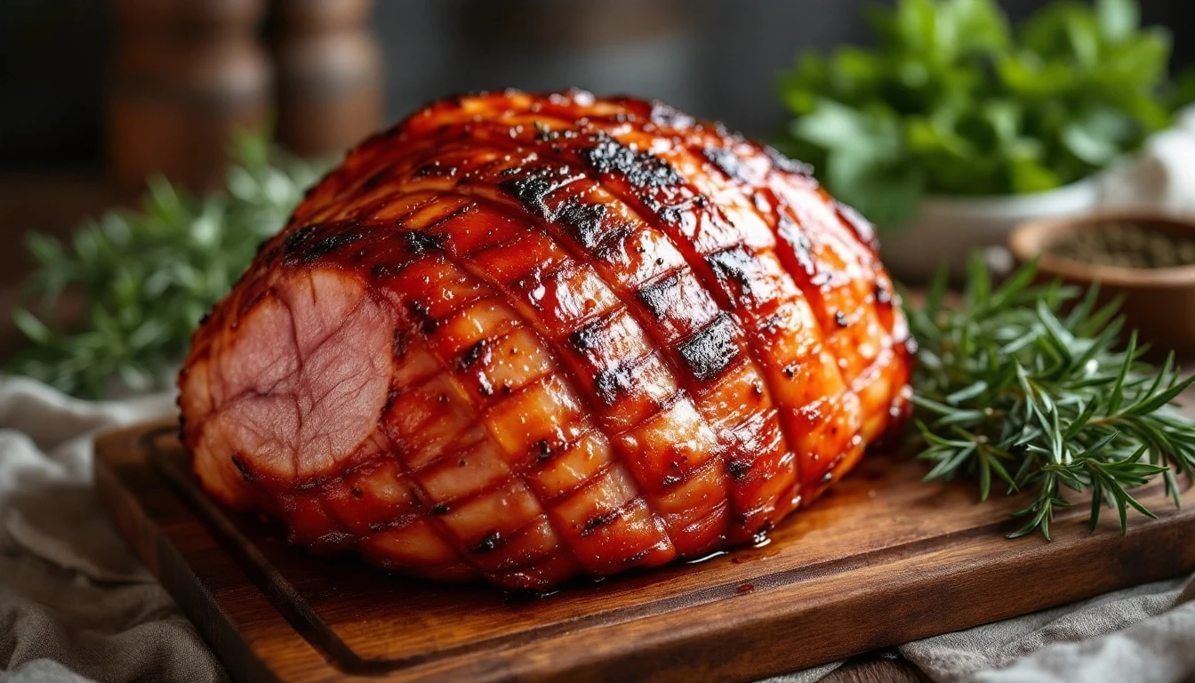 Jambon grillé à l'Air Fryer