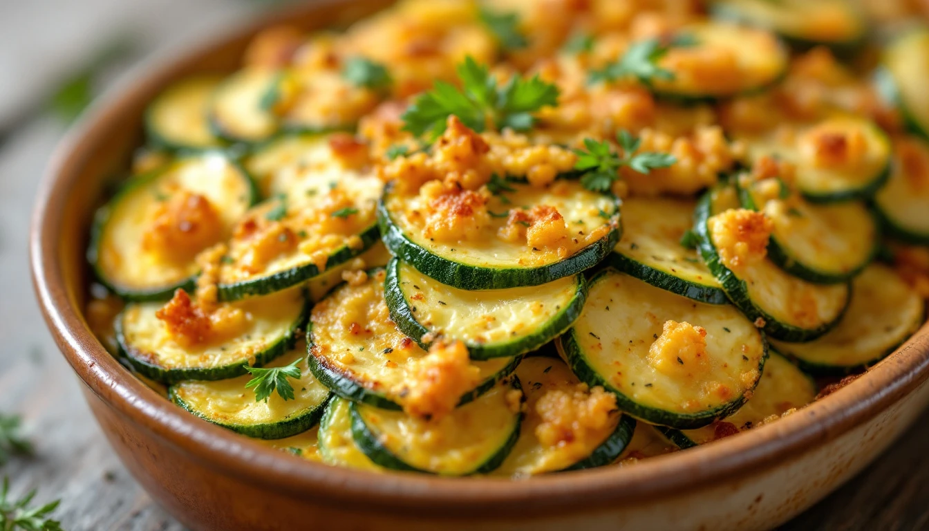 Gratin de courgettes à l'Air Fryer