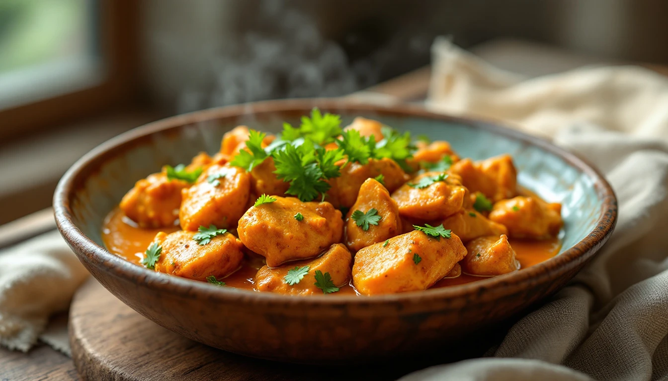 Poulet Tikka Masala à l'Air Fryer