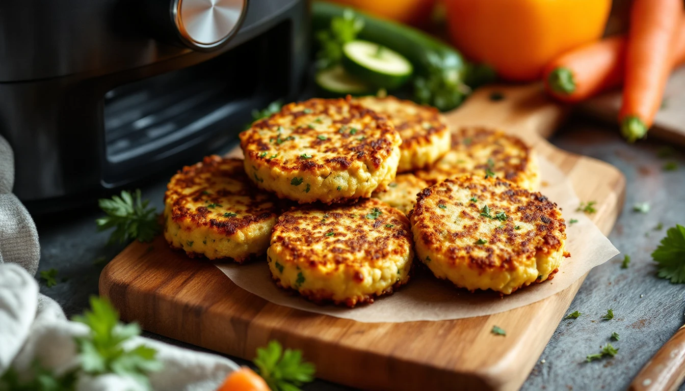 Galettes de légumes à l'Air Fryer
