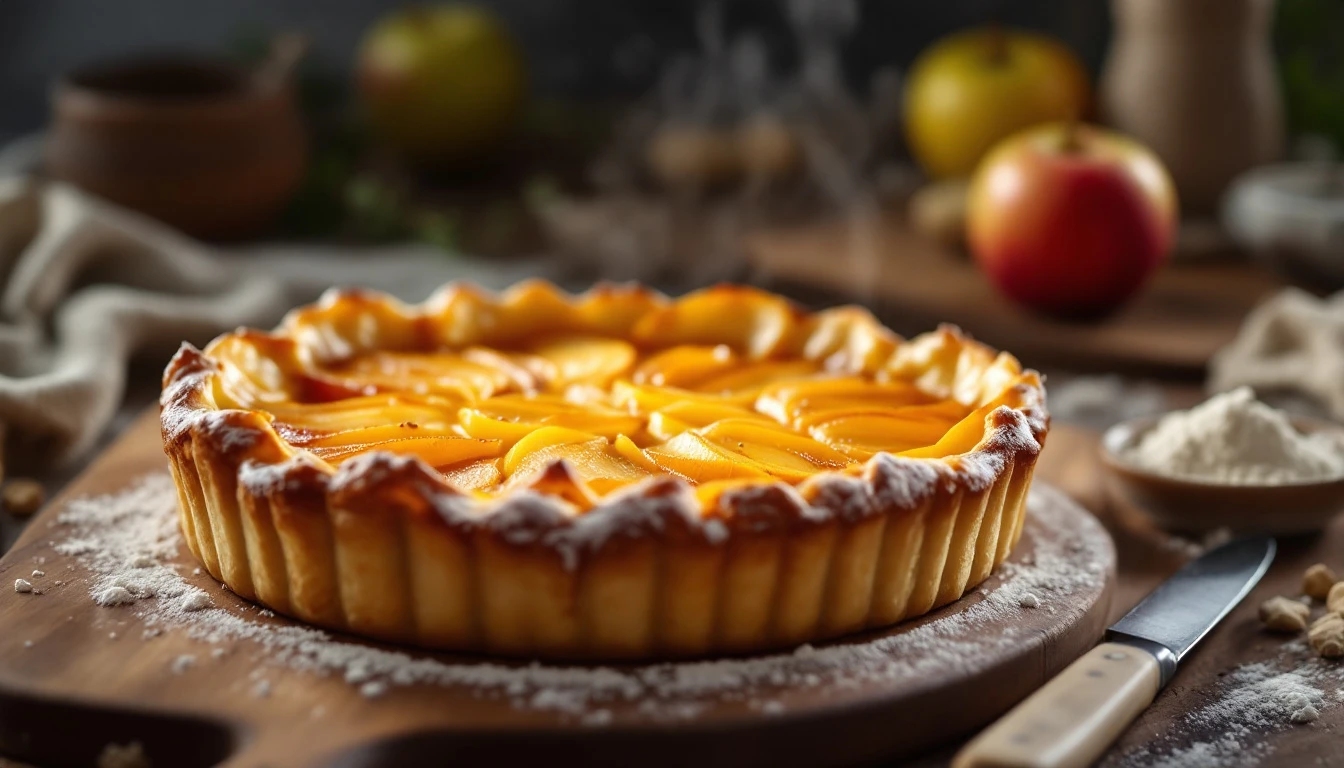 Recette de tarte tatin air fryer