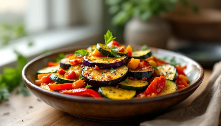 Recette de ratatouille air fryer