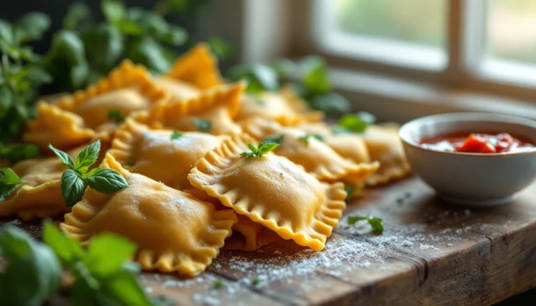 Recette de raviolis frits air fryer