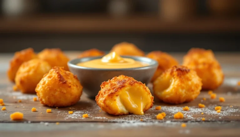 Recette de bouchées au fromage air fryer