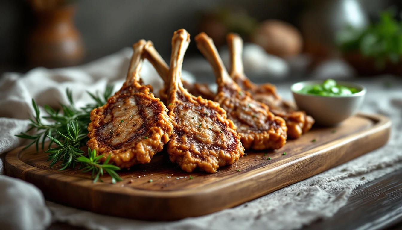 Côtelettes d'agneau à l'Air Fryer