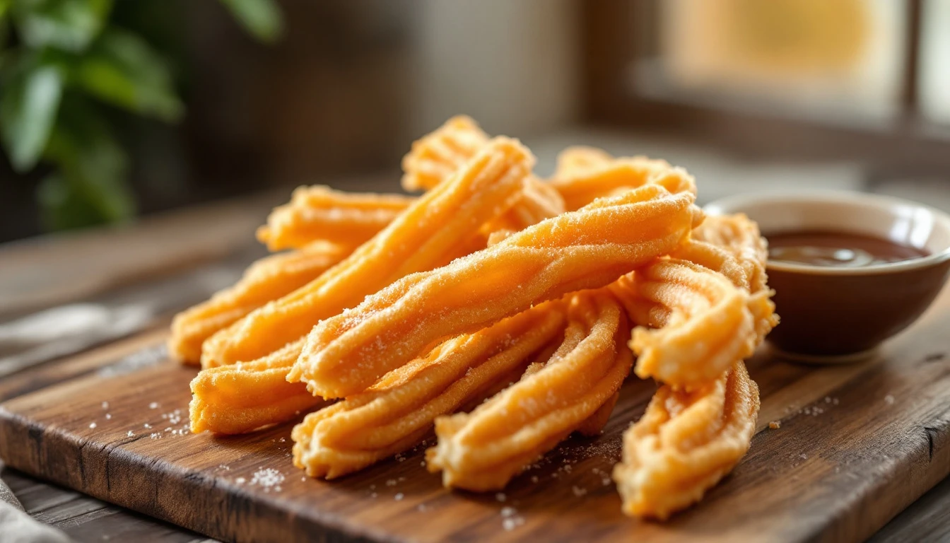 Recette de churros sucrés air fryer