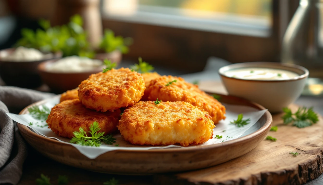 Croquettes de poisson croustillantes à l'Air Fryer