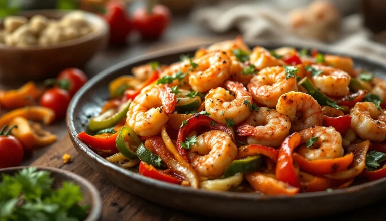 Recette de fajitas aux crevettes air fryer