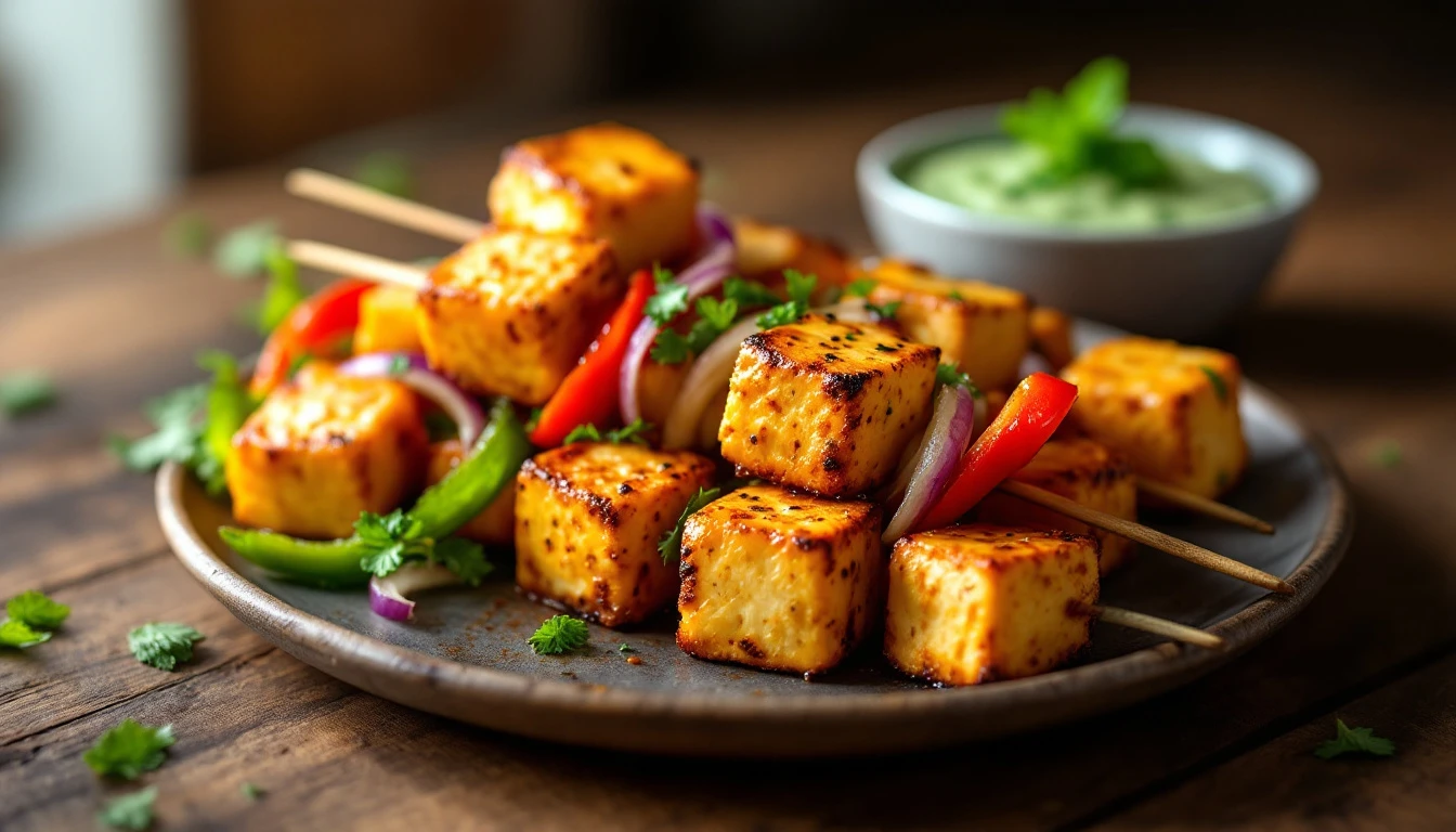 Recette de paneer tikka air fryer