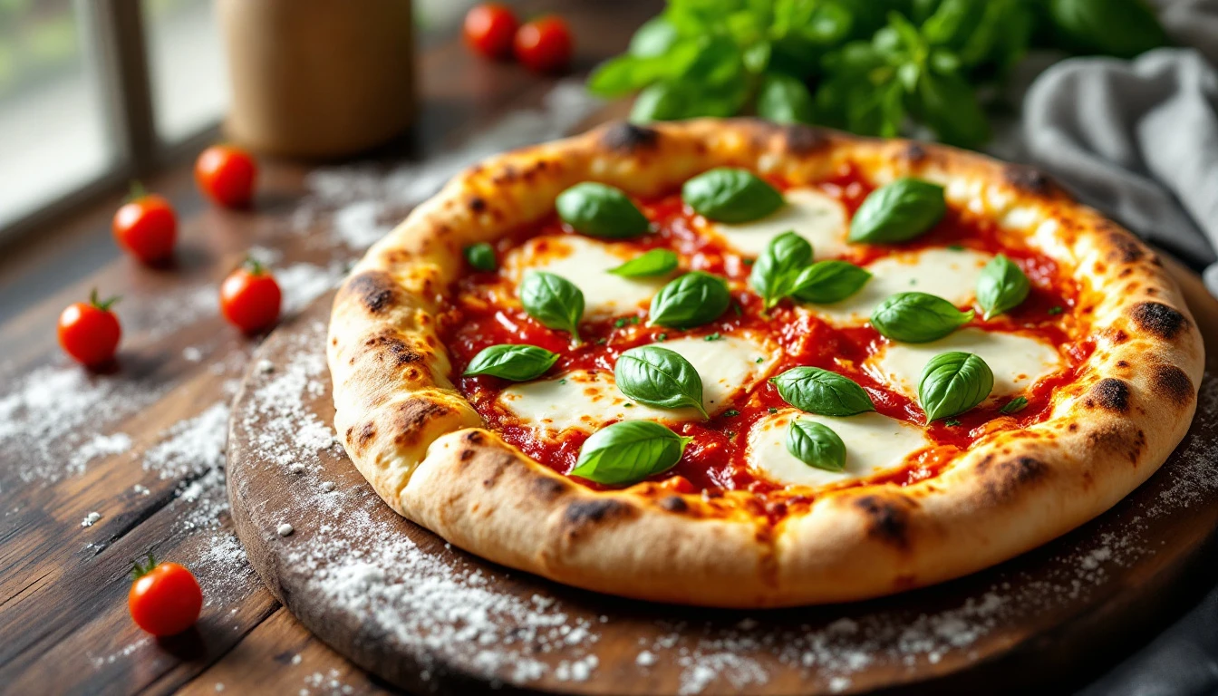 Recette de pizza margherita à l'Air Fryer