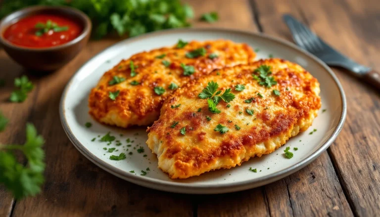 Recette de poulet parmesan air fryer
