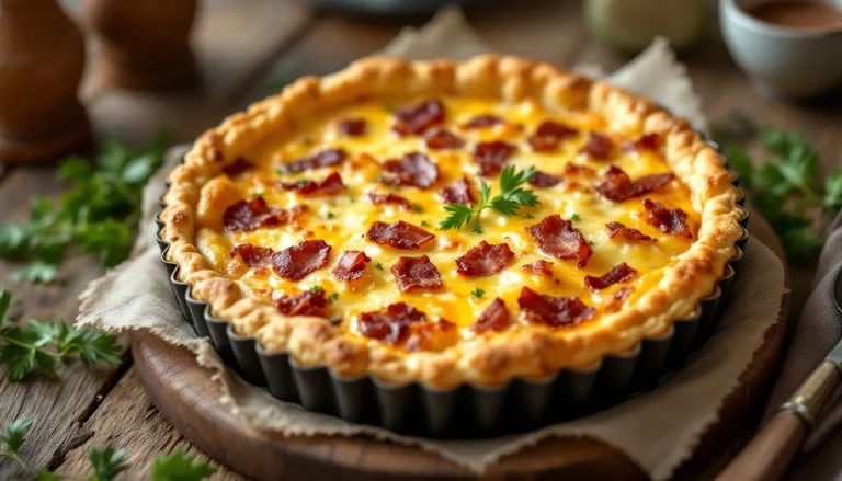 Recette de quiche lorraine air fryer