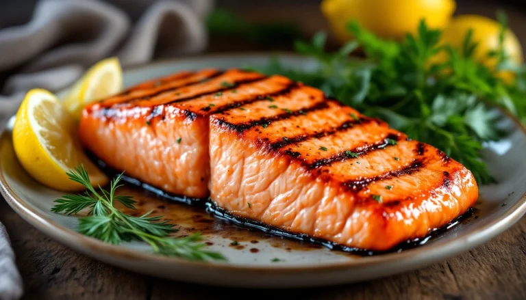Recette de saumon grillé air fryer