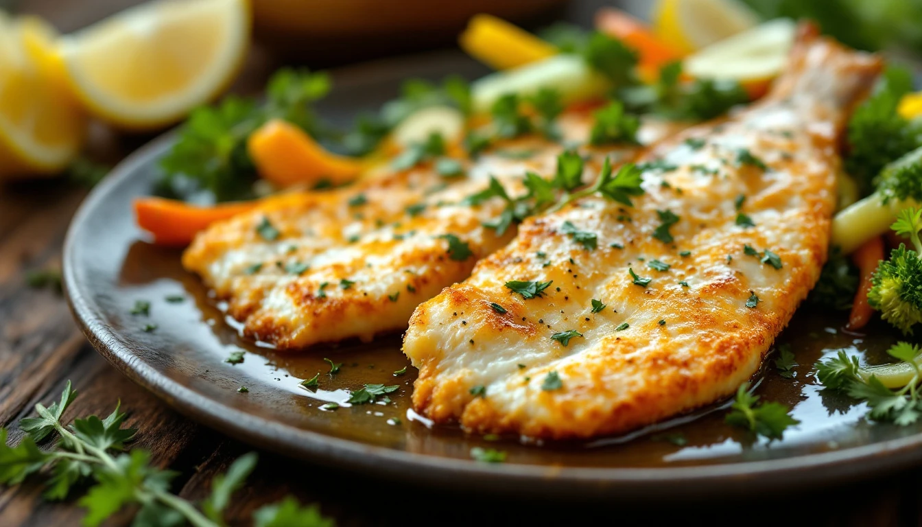 Sole panée croustillante à l'Air Fryer