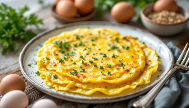 Recette d'omelette air fryer
