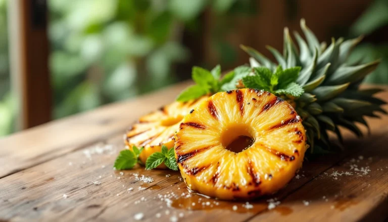 Recette d'ananas grillé air fryer