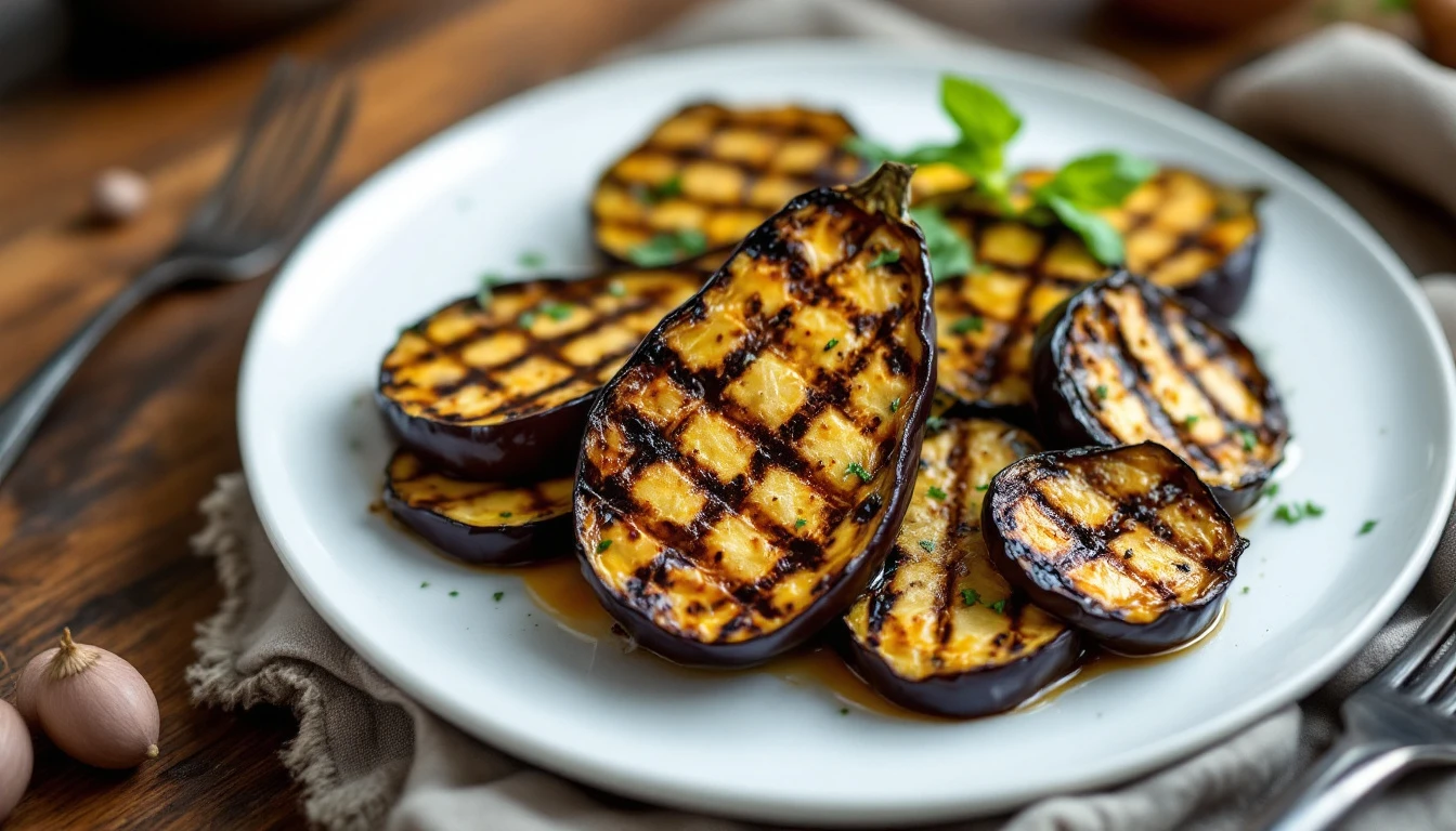 Aubergines grillées à l'Air Fryer