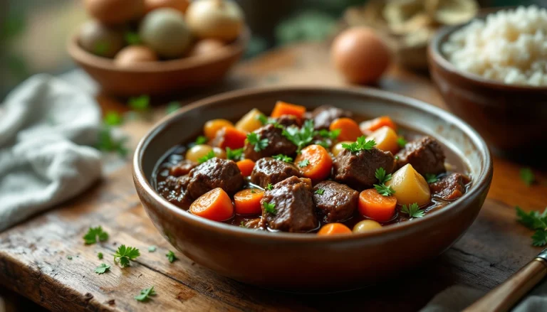 Recette de bœuf bourguignon air fryer