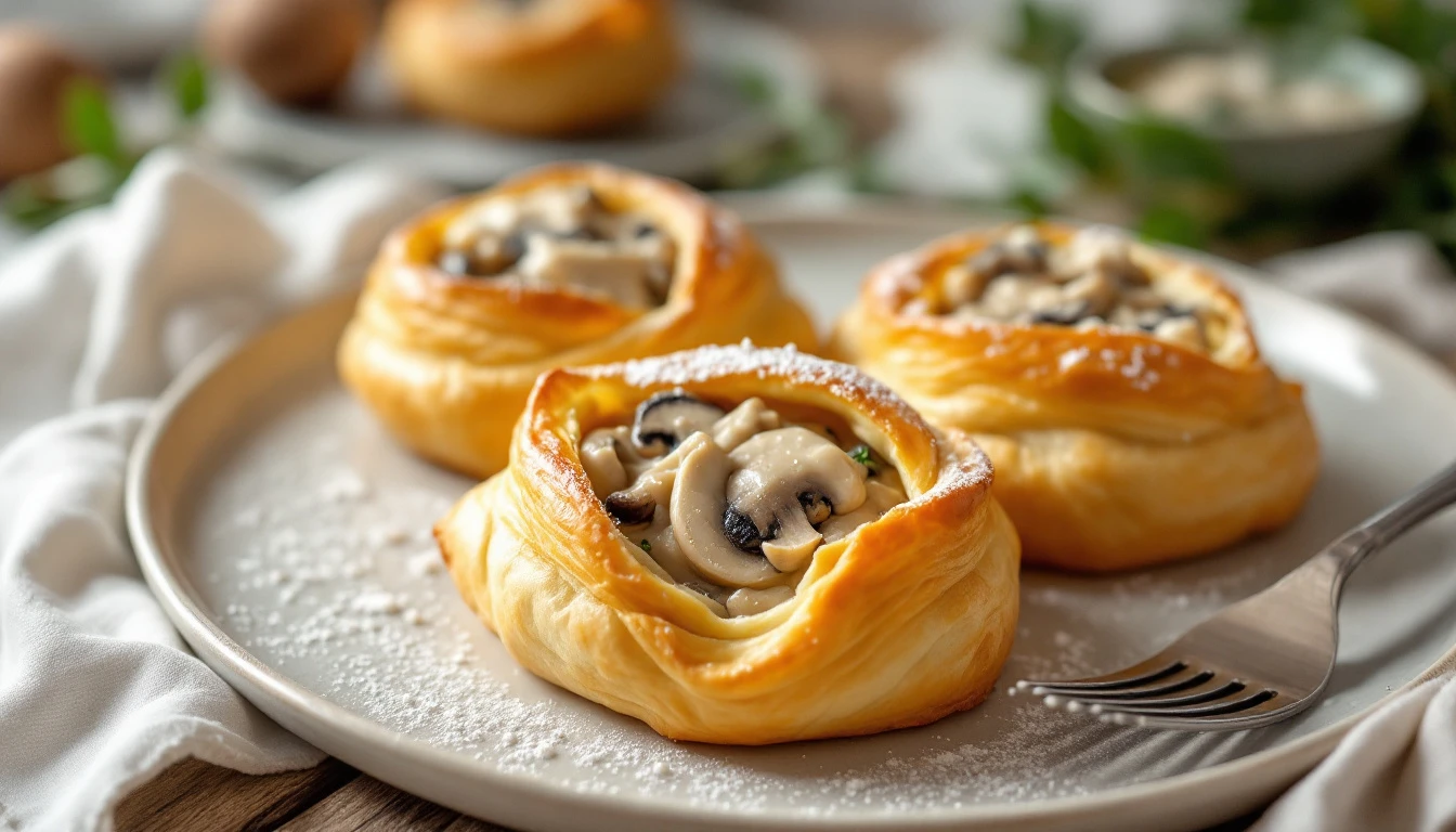 Vol-au-vent facile à l'Air Fryer (Bouchées à la Reine)